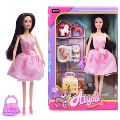 Кукла с аксессуарами, в коробке No Brand