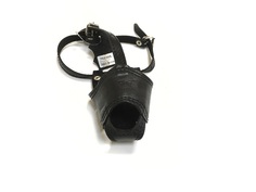 Намордник ZooMaster кожаный №1, объем 23 см, длина 5 см, длинный, 2-слойный