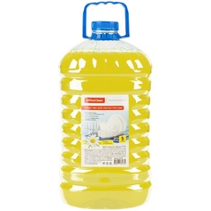 Гель для мытья посуды OfficeClean Ромашка с витамином Е, ПЭТ, 5 л