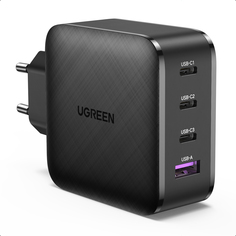 Сетевое зарядное устройство UGREEN CD224 70774 6USB-A+3*USB-C 65W GaN, черный