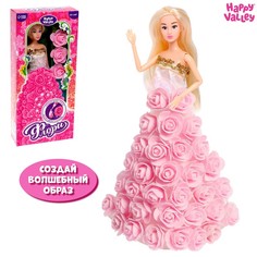 Кукла-модель Happy Valley Цветочная принцесса Флори с цветами и блёстками
