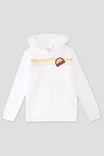 Толстовка детская Losan 914-6000AA цв.белый р.160