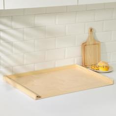 Доляна с бортиком, "Хозяюшка", береза, 70х50х0,4 см