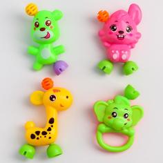 Погремушка Крошка Я Давай играть 4 игрушки