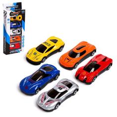 Игрушечная машинка Спорткар, 5 штук No Brand