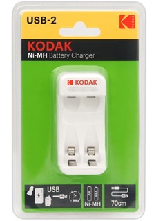 Зарядное устройство KODAK для аккумуляторных батареек на 2 слота ААА+АА