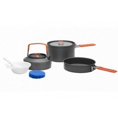 Набор посуды Fire-Maple FEAST 2 из алюминия на 2-3 персоны BLACK, FEAST 2 BLACK