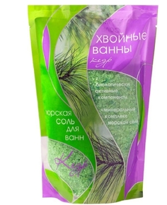 Соль для ванн природная Хвойные ванны 1кг Лотос М