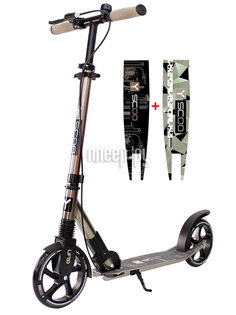 Самокат Y-Scoo RT 205 Chicago Gun с ручным тормозом Bronzat No Brand