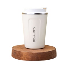 Термокружка Mini coffee white (380 ml) No Brand