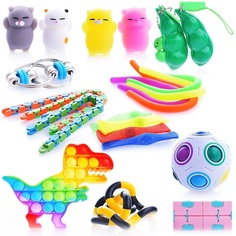 Игрушки-антистресс Oubaoloon 21 предмет, в коробке