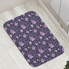 Коврик противоскользящий JoyArty "Лютики-цветочки" для ванной, сауны, бассейна, 77х52 см