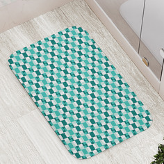 Коврик противоскользящий JoyArty "Абстрактные винты" для ванной, сауны, бассейна, 77х52 см