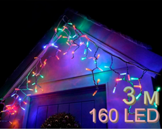 Электрическая гирлянда Бахрома 160 LED, 3 м Ripoma