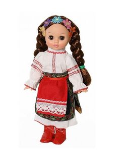 Весна Эля в украинском костюме, 30 см В3204
