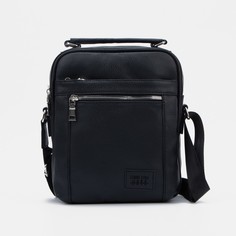 Сумка на молнии, цвет чёрный Медведково