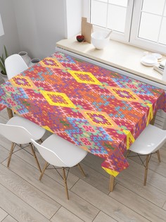 Скатерть прямоугольная на кухонный стол JoyArty "Ближневосточный паттерн" 120x145 см