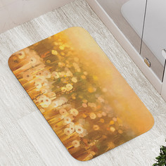 Коврик противоскользящий JoyArty "Поле одуванчиков" для ванной сауны бассейна 77х52 см
