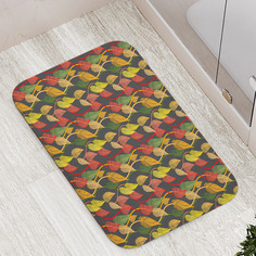 Коврик противоскользящий JoyArty "Осенняя листва" для ванной, сауны, бассейна, 77х52 см