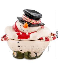 Конфетница Снеговик (Pavone) BS-513 113-105714
