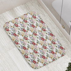 Коврик JoyArty "Натуральное разнообразие роз" для ванной, сауны, бассейна, 77х52 см
