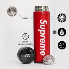 КНР Supreme, c термометром, 450 мл, сохраняет тепло 8 ч, 23х6,5 см 6920735