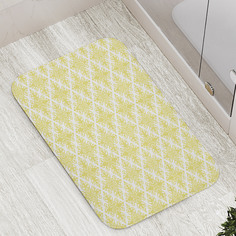 Коврик противоскользящий JoyArty "Узорные ромбы" для ванной, сауны, бассейна, 77х52 см