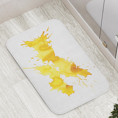 Коврик противоскользящий JoyArty "Солнечные пятна" для ванной, сауны, бассейна, 77х52 см