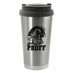 Термостакан серый CoolPodarok Прикол. Скейт Be Proff