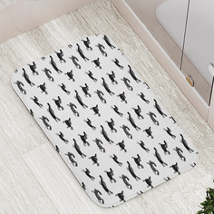 Коврик противоскользящий JoyArty "Лошадки резвятся" для ванной сауны бассейна 77х52 см