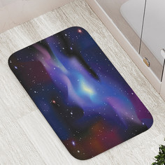 Коврик противоскользящий JoyArty "Энергетические волны" для ванной сауны,бассейна,77х52см