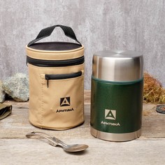 Термос для еды "Арктика", 800 мл, сохраняет тепло 14 ч, 18 х 8.5 см No Brand