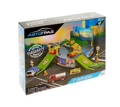 Автоград Гараж машинка, с аксессуарами 770455