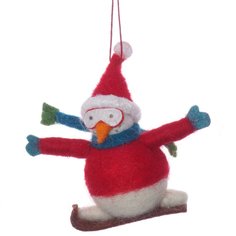Игрушка мягкая подвесная Снеговик, L13 W7 H13 см/L13 W7 H9 см KSM-718614 Remeco Collection