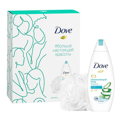 Гель для душа Dove Нежное очищение с мочалкой 250 мл
