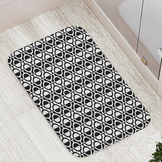 Коврик JoyArty Противоположность кругов для ванной сауны бассейна 77х52 см