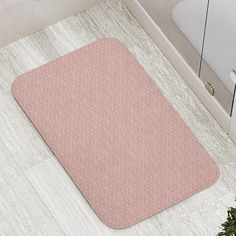 Коврик противоскользящий JoyArty "Узоры моно" для ванной, сауны, бассейна, 77х52 см