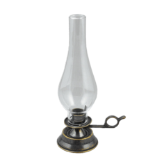 Подсвечник ламповый со стеклянным плафоном антик KSVA-AL-80-398-ANT Alberti Livio