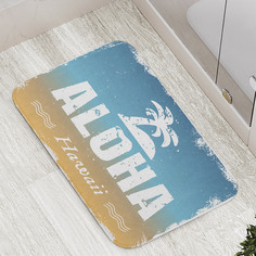 Коврик противоскользящий JoyArty "Гавайское приветствие" для ванной,сауны,бассейна,77х52см