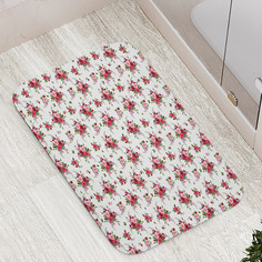 Коврик противоскользящий JoyArty "Разнообразие роз" для ванной сауны бассейна 77х52 см