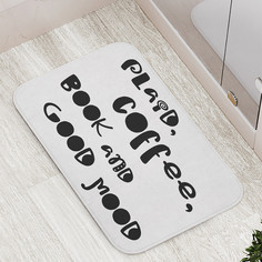 Коврик противоскользящий JoyArty "Устраивайся и читай" для ванной сауны бассейна,77х52см