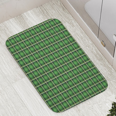 Коврик противоскользящий JoyArty "Тонкая клетка" для ванной, сауны, бассейна, 77х52 см