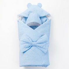 Конверты на выписку Моему малышу Мишутка, голубой, 3 предмета, бязь