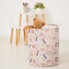 Корзины и коробки Этель Зоопарк 34х43 см, бежевый