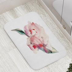 Коврик JoyArty "Акварельные пятна на розе" для ванной, сауны, бассейна, 77х52 см