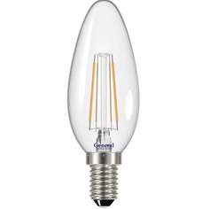 Лампа светодиодная GENERAL E14 8W 2700K "Свеча" арт. 614106 - (10 шт.)