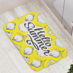 Коврик противоскользящий JoyArty "Летние фрукты" для ванной сауны бассейна 77х52 см