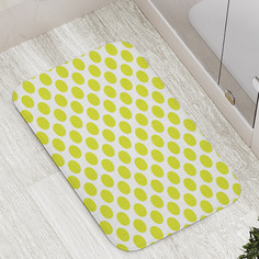 Коврик противоскользящий JoyArty "Сочный горох" для ванной, сауны, бассейна, 77х52 см