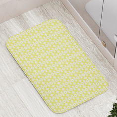 Коврик противоскользящий JoyArty "Солнечные сердца" для ванной, сауны, бассейна, 77х52 см