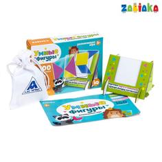 ZABIAKA "Умные фигуры", 30 карточек, инструкция и подставка